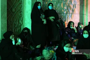 هفتمین شب عزاداری محرم در محله نظام آباد