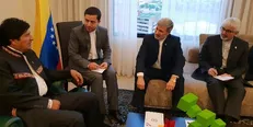 دیدار وزیر دفاع جمهوری اسلامی ایران با رئیس جمهور بولیوی