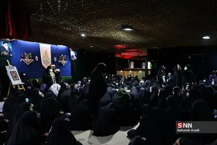 وداع با پیکر شهیده فاطمه اسدی
