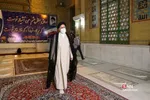 تجدید میثاق ابراهیم رئیسی با امام خمینی (ره) و شهدا