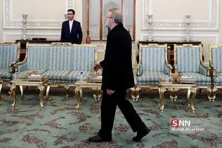 دیدار علی لاریجانی با وزیر امور خارجه سوریه
