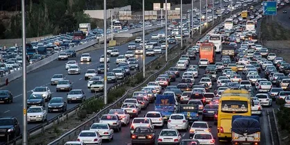 ترافیک سنگین در بزرگراه&zwnj;های چمران و یادگار امام (ره)
