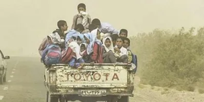 وانت حامل دانش آموزان سیستانی متعلق به اولیای دانش آموزان است