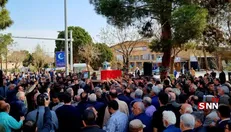 مراسم تشییع مادر جاویدالاثر احمد متوسلیان در بهشت زهرا (س) تهران برگزار شد + فیلم