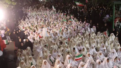 اجتماع بزرگ مردمی شب&zwnj;های اقتدار شهرستان سمنان در شب پنجاه و یکم به روایت تصاویر