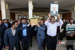تشییع پیکر نماینده نطنز در مجلس شورای اسلامی