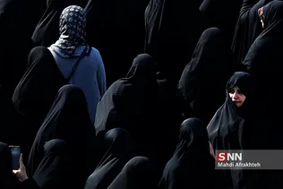 تشییع پیکر دو شهید گمنام در دانشگاه تهران جنوب