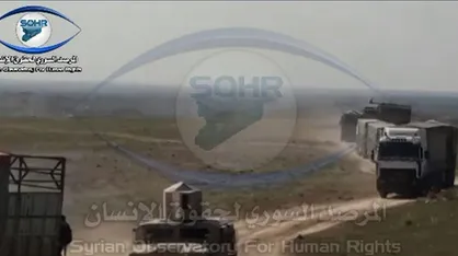 ورود بیش از ۱۰۰ کامیون سلاح و تجهیزات آمریکایی به سوریه