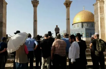حمله صدها شهرک&zwnj;نشین به مسجدالاقصی