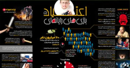 اینفوگرافیک/ اعتیاد به بازی&zwnj;های رایانه&zwnj;ای