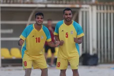 دومین دیدار درون تیمی تیم ملی فوتبال ساحلی برگزار شد