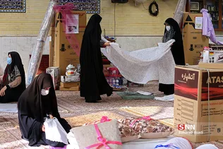 اهدای جهیزیه توسط بسیجیان مسجد چهاده معصوم