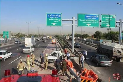 چاله&zwnj;های خطرناک در اتوبان آزادگان دردسر ساز شد
