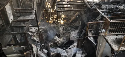 شرکت داروسازی شهر صنعتی البرز قزوین طعمه حریق شد