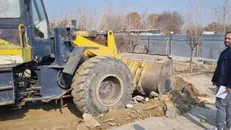 قلع و قمع ۱۱ بنای غیرمجاز در اراضی کشاورزی شهرستان قزوین