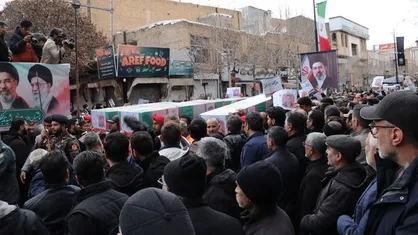 تشییع ۶ شهید راهداری حملات دشمن آمریکایی-صهیونیستی در زنجان برگزار شد