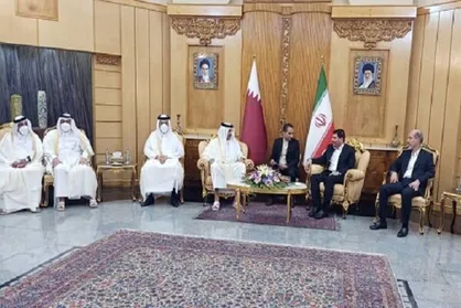 امیر قطر وارد تهران شد