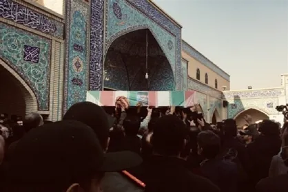 پیکر شهید &laquo;داوود جعفری&raquo; تشییع شد