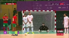 گل اول تیم فوتسال مراکش به ایران