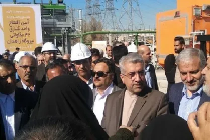 نیروگاه گازی ۴۲ مگاواتی در زاهدان راه اندازی شد