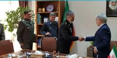 دریادار سیاری برای پیگیری بودجه ارتش با نوبخت دیدار کرد