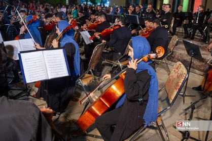 آیین رونمایی از &laquo;ارکستر سمفونیک شیراز&raquo; در آرامگاه سعدی