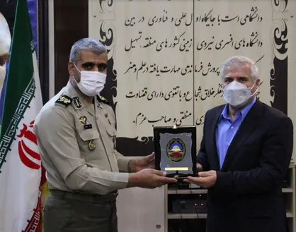 معاون وزارت میراث فرهنگی، گردشگری و صنایع دستی از دانشگاه افسری امام علی(ع) نیروی زمینی ارتش بازدید کرد