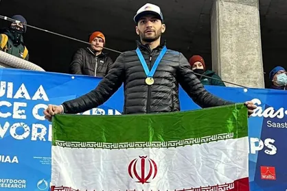 درخشش یخ&zwnj;نوردان ایرانی در سوئیس؛ طلای جهان بر گردن صفدریان