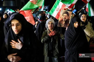 مراسم احیاء شب بیست و سوم ماه رمضان در میدان هفت تیر