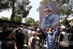 تشییع و تدفین پیکر نادر طالب‌زاده در بهشت زهرا(س)