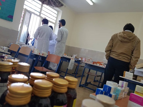 اردوی جهادی علوم پزشکی اهواز در منطقه کوی طاهر برگزار شد