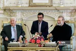 دیدار علی لاریجانی با وزیر امور خارجه سوریه