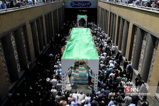 مراسم تشییع پیکر مطهر ۱۵۰ شهید دفاع مقدس در تهران
