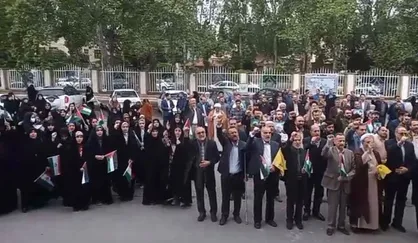 تجمع دانشگاهیان گرگان در محکومیت جنایات صهیونیست&zwnj;ها در غزه+فیلم