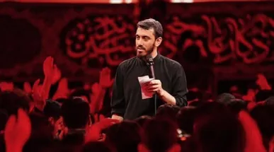 شعرخوانی مهدی رسولی در مراسم چهلم رهبر شهید انقلاب + فیلم