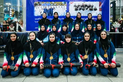 بازتاب درخشش دختران دهه هشتادی طلایی والیبال ایران در صفحه رسمی شورای المپیک آسیا