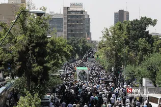 مراسم تشییع پیکر مطهر ۱۵۰ شهید دفاع مقدس در تهران
