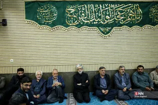 مراسم گرامیداشت شهید علی لاریجانی در مسجد بلال صدا و سیما