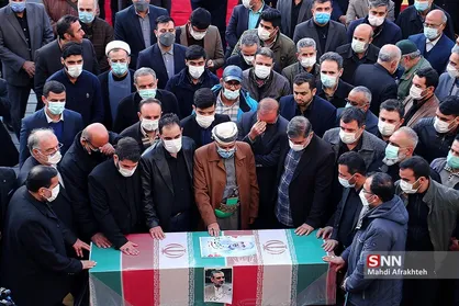 تشییع پیکر سفیر مجاهد" شهید حاج حسن ایرلو "