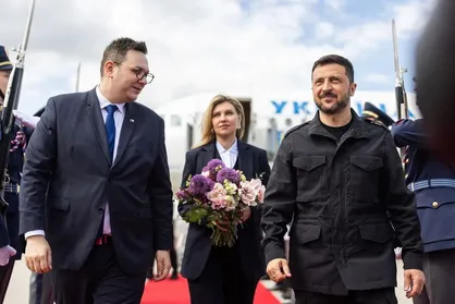 &laquo;زلنسکی&raquo; برای دیدار با رئیس&zwnj;جمهور چک به پراگ سفر کرد