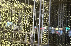 اجرای تونل نوری در خیابان ستارخان به مناسبت اعیاد شعبانیه