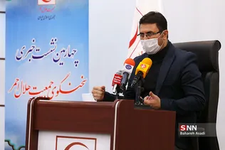 چهارمین نشست خبری سخنگوی جمعیت هلال احمر