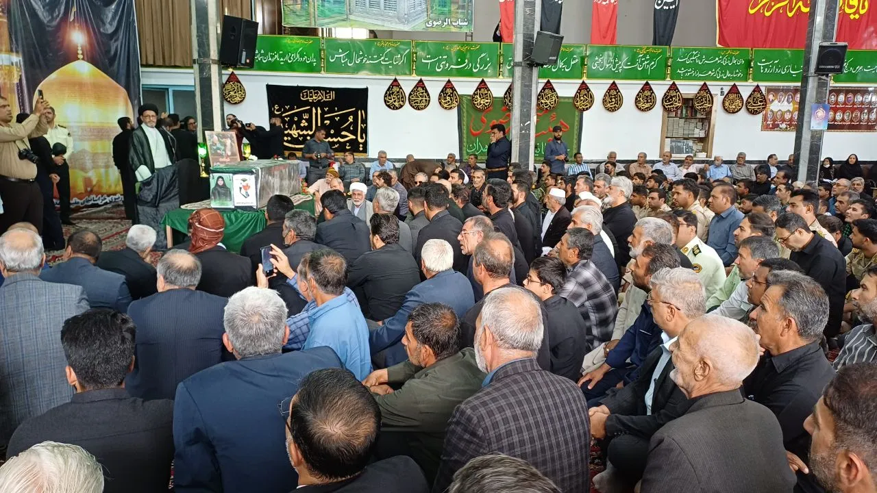 زاهدان؛ مراسم وداع و تشییع پیکر مطهر شهیده «نصرت افتخاری»