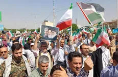 راهپیمایی «جمعه خشم» در اهواز برگزار شد