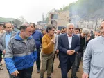 بازدید میدانی استاندار گلستان