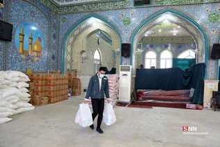 بسته بندی بسته های حمایتی آسیب‌ دیدگان کرونا در قم