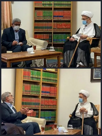 دیدار فرمانده سپاه قدس با مراجع عظام تقلید و جامعه مدرسین حوزه علمیه قم