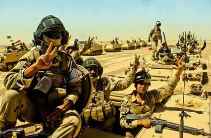 کشف ۴۶ راکت آماده شلیک در الانبار عراق / ۱۳ داعشی دستگیر شدند