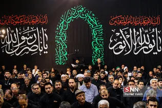 مرثیه سرایی روحانیون در مدرسه آیت الله خوئی در روز شهادت حضرت علی(ع)