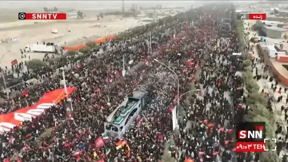 بدرقه تاریخی با آقای شهید ایران در قم + فیلم